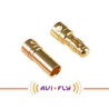 Wtyk GOLD 3,5mm - para, konektory bananowe