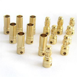 Wtyk GOLD 3,5mm - para, konektory bananowe