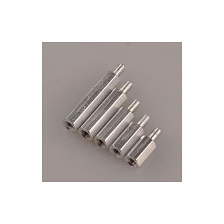 Aluminiowy dystanser kolumna M3x(30+6) żeńsko / męski 1 szt.