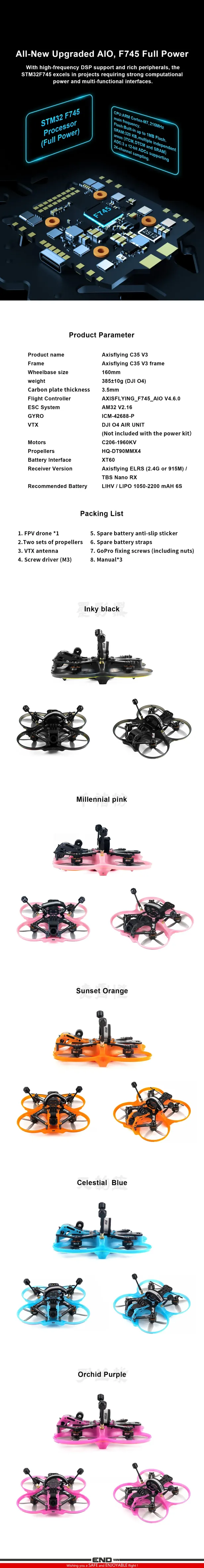 Stack F7 + ESC 45A – zestaw FPV 6S