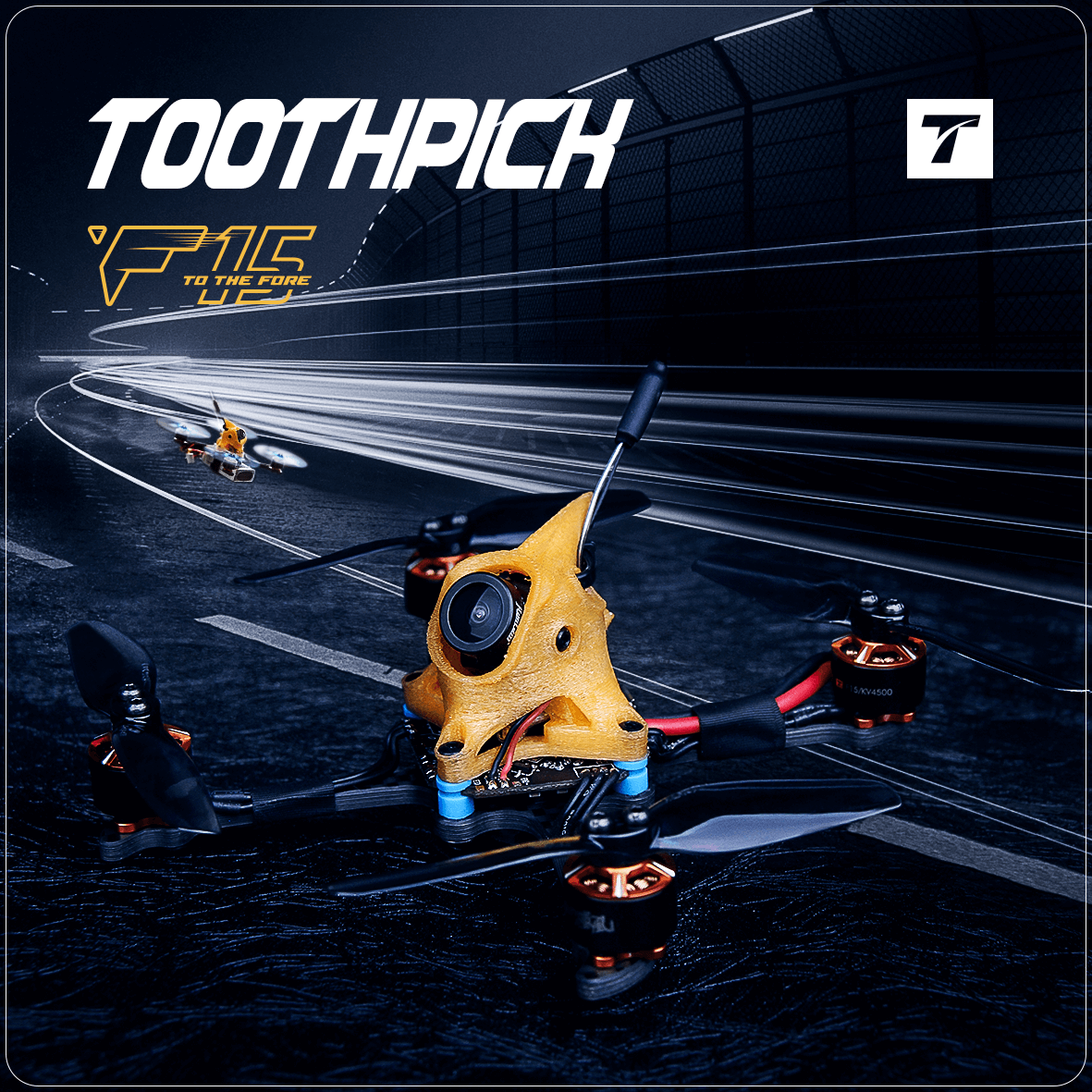 T-Motor F15 jest to gotowy do lotu dron typu "toothpick"