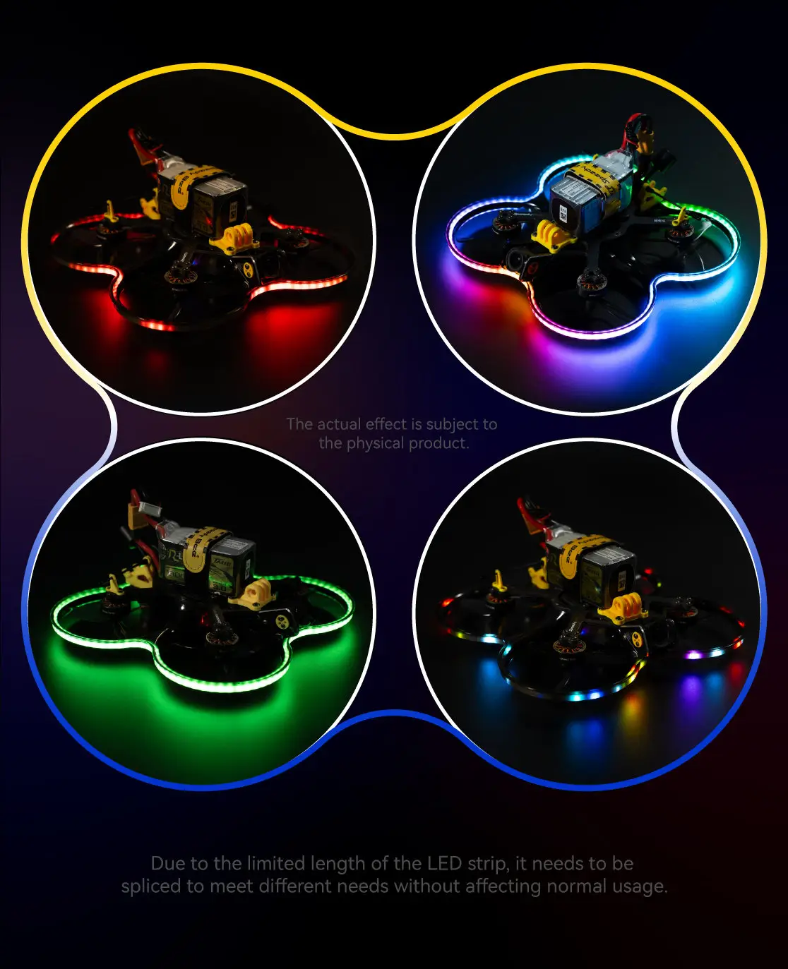 LED strip with Bluetooth-enabled BEC module