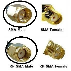 Wtyki RP-SMA lub SMA do anteny FPV
