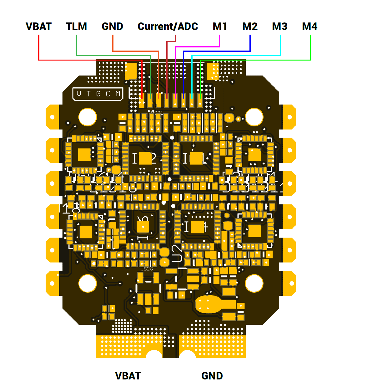 Pin Map Holybro Tekko32 F3 45A Mini