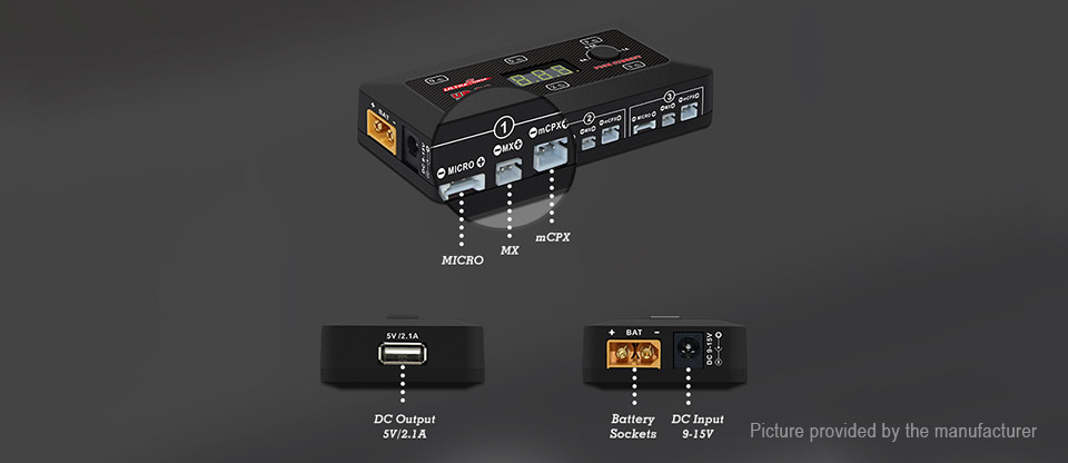 UltraPower UP-S6 Opis złącz